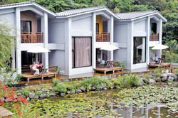 夏日入住後湖水月的水月湖Villa，水畔綠意感覺格外清爽