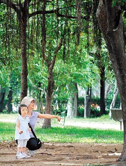 親子旅行不用遠求，鄰近的大安森林公園就有自然生態可以讓親子互動。