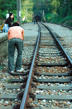 懷舊正夯▲舊山線鐵路可望明年復駛，西部鐵路最高點勝興火車站將有更方便交通。攝影  陳慶居